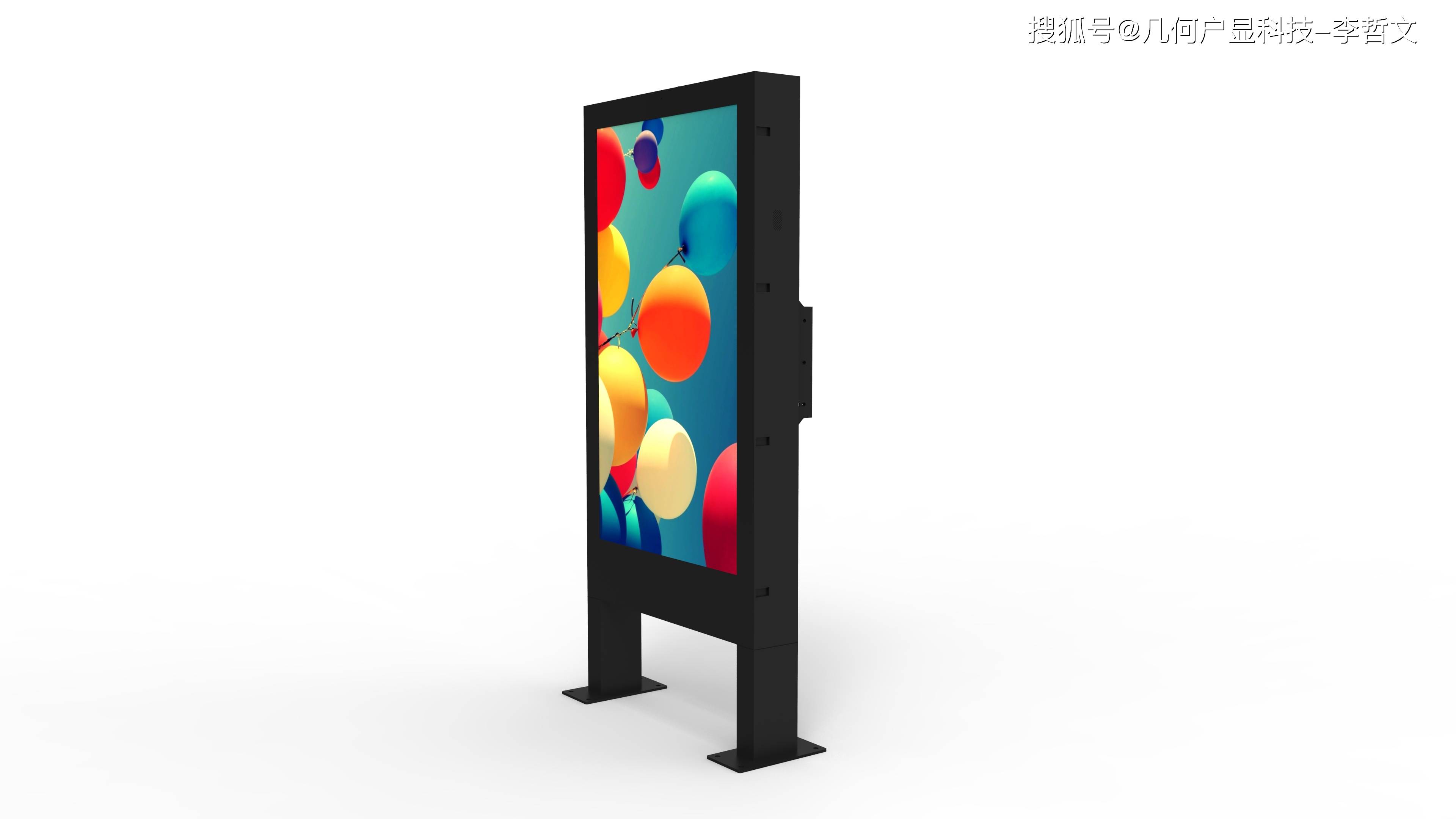 户外立式兼容壁挂广告机 全天候智能终端，灵活部署的户外液晶广告解决方案